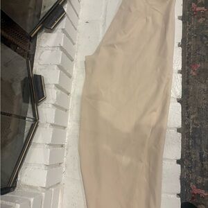 Elegant Cream Women's Tapered Pants